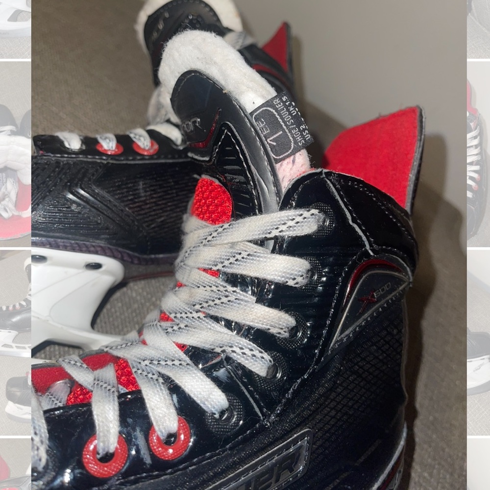 **SOLD** Bauer Vaper X600 Junior Hockey Skates - Picture 8 of 8